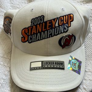 Vintage 2003 Nike NHL NJ devils Stanley cup hat